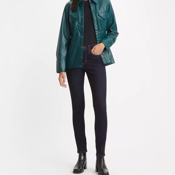 🆕 Levi’s 311 Shaping Skinny High Rise Dark Wash Women’s Jeans - Picture 5 of 9
